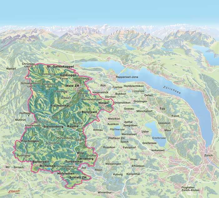 Imprimat Jahresbericht - Sommer-Panoramakarte Tourismus Region Zürcher Oberland